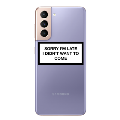 Husa Samsung Galaxy S21 Plus, Silicon Premium, SORRY